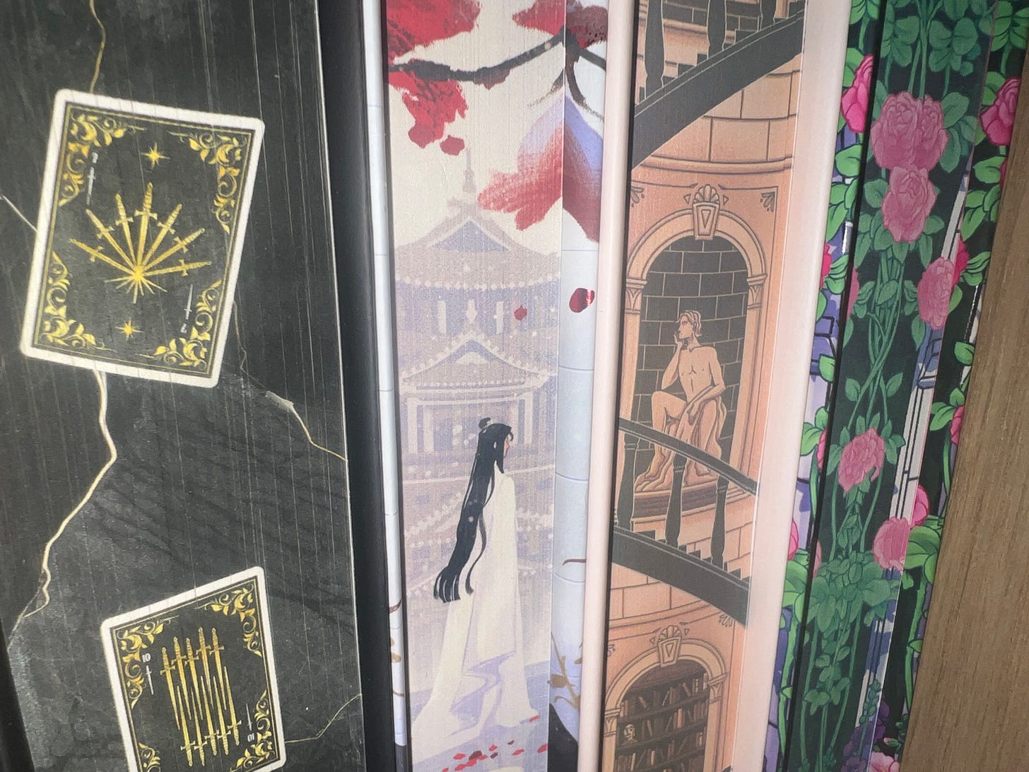 sprayed edges on books