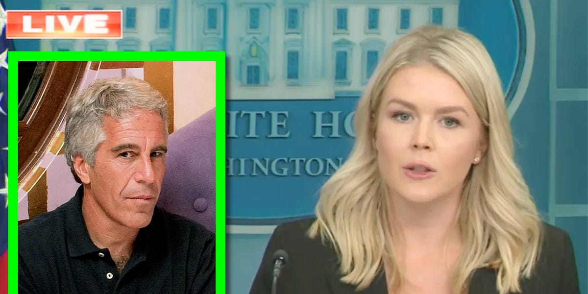 Eyebrows Raise as Karoline Leavitt Answers Tough Questions About Epstein