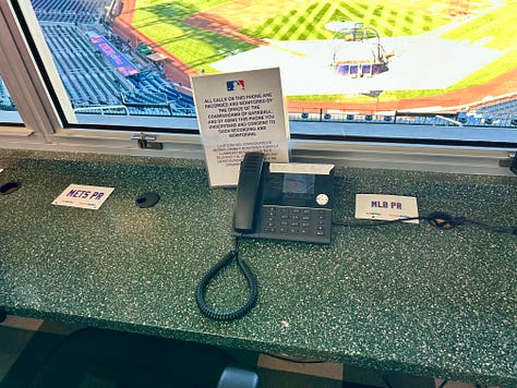 lounge, signs, press box, windows, phones, baseball stadium