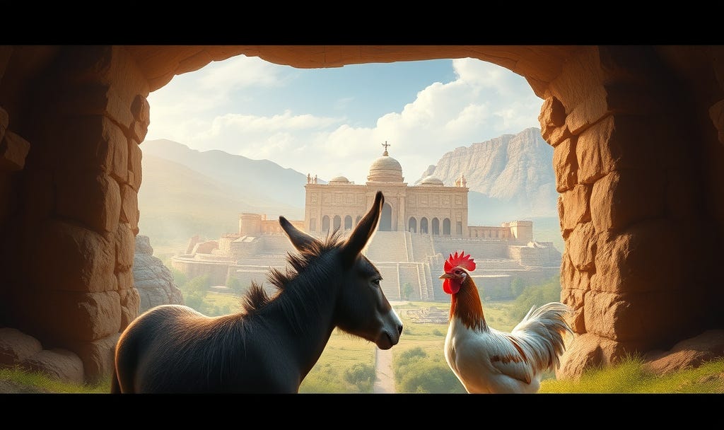 THE SCROLL: Palace-Gazing Donkeys