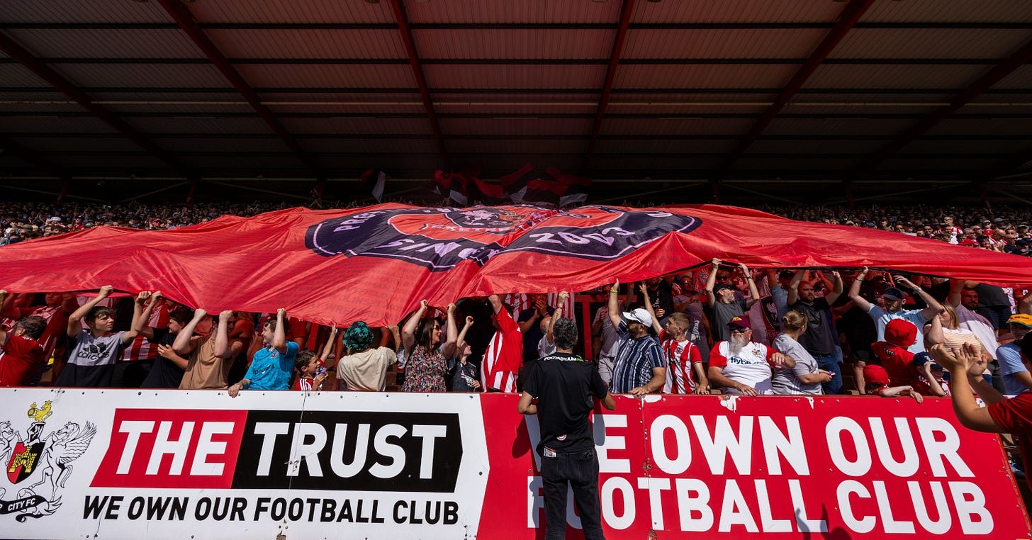 Exeter City supporter ownership feature