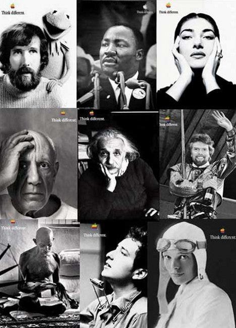 Apple Think Different Campaign - Postkiwi