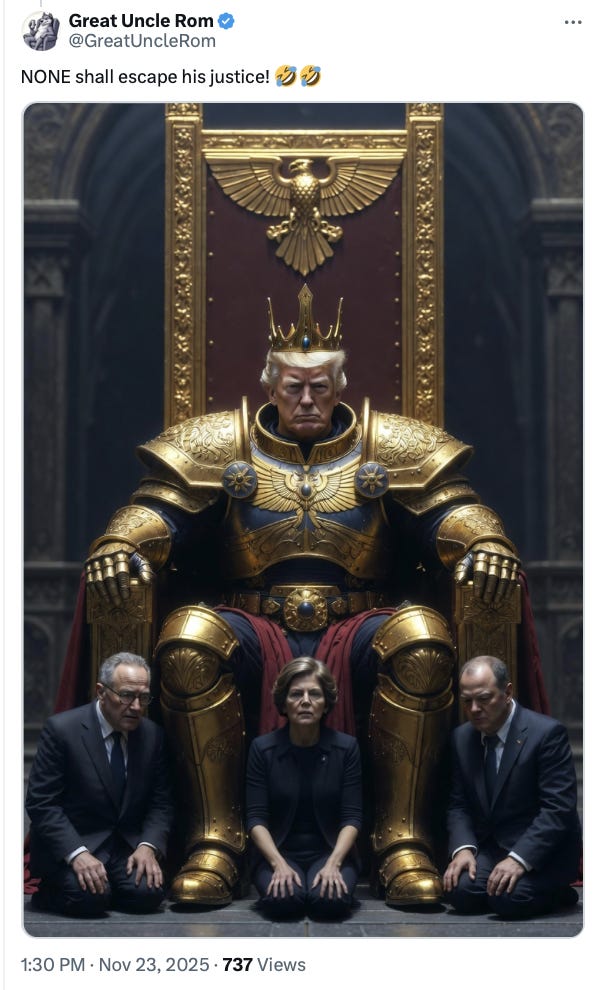 NONE shall escape his justice!