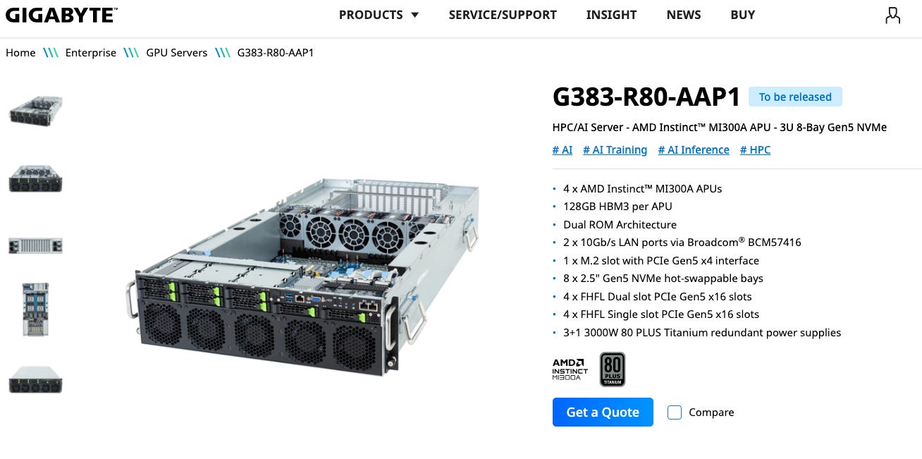 Intel CPU follow-up, Nvidia Superchips, AMD MI300A