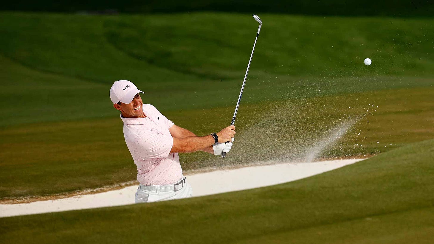 This is the technique Rory McIlroy uses to hit high, soft bunker shots This is the technique Rory McIlroy uses to hit high, soft bunker shots