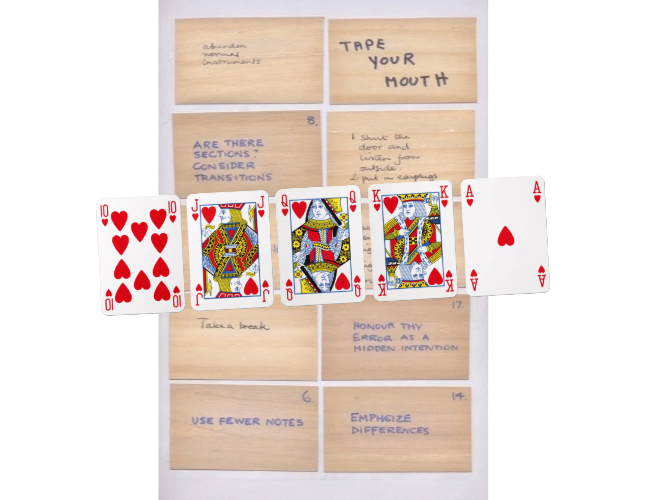 The Oblique Strategies Playing Cards Oracle - Freak Club
