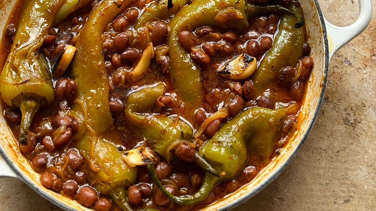 Turkish beans & Roman fried chicken - by Yotam Ottolenghi