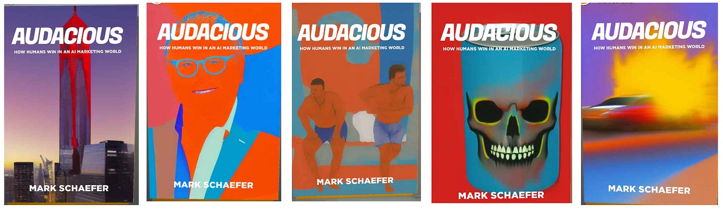 line up of audacious covers