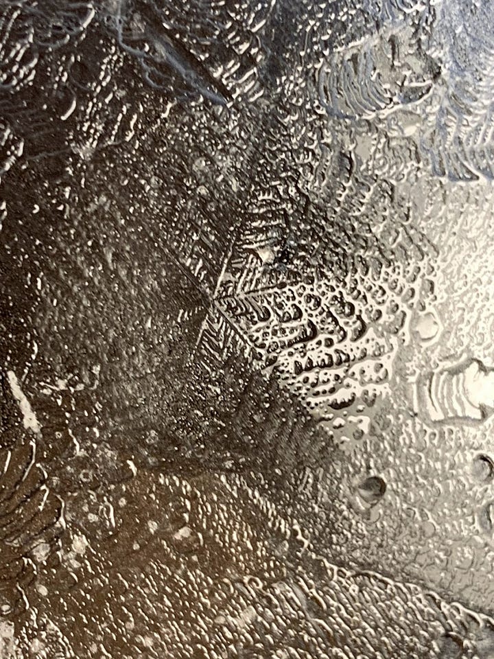 geometric ice patterns