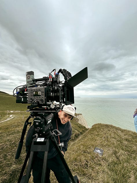 A behind-the-scenes look at our filming day on a cliff in France, with the crew working against the backdrop of an endless sea, rugged terrain, and dynamic weather. Mind of Thoughts Short Film Shoot.