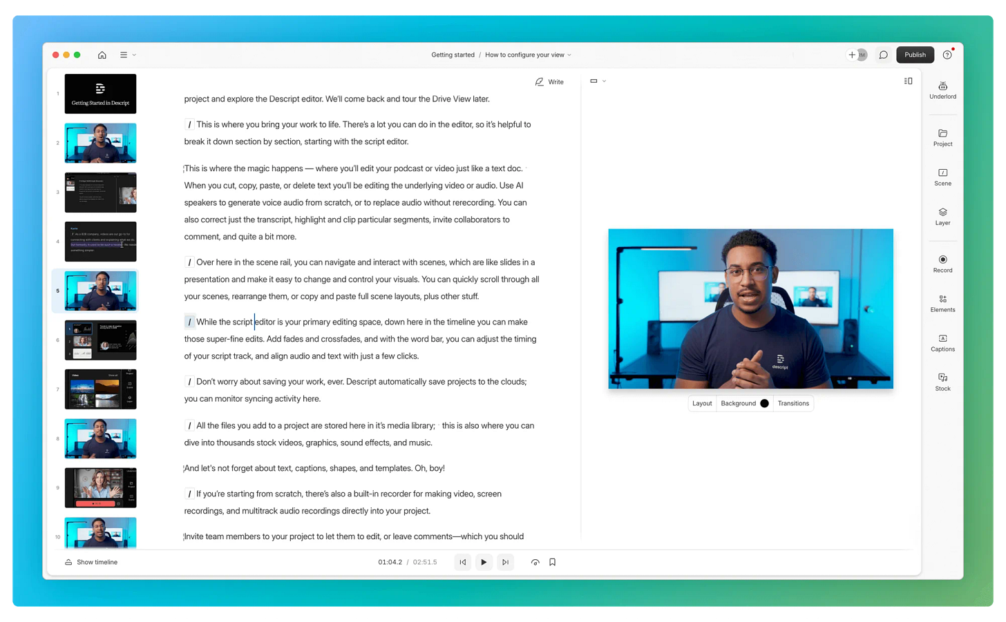 Descript - SaaS - Unfair advantage
