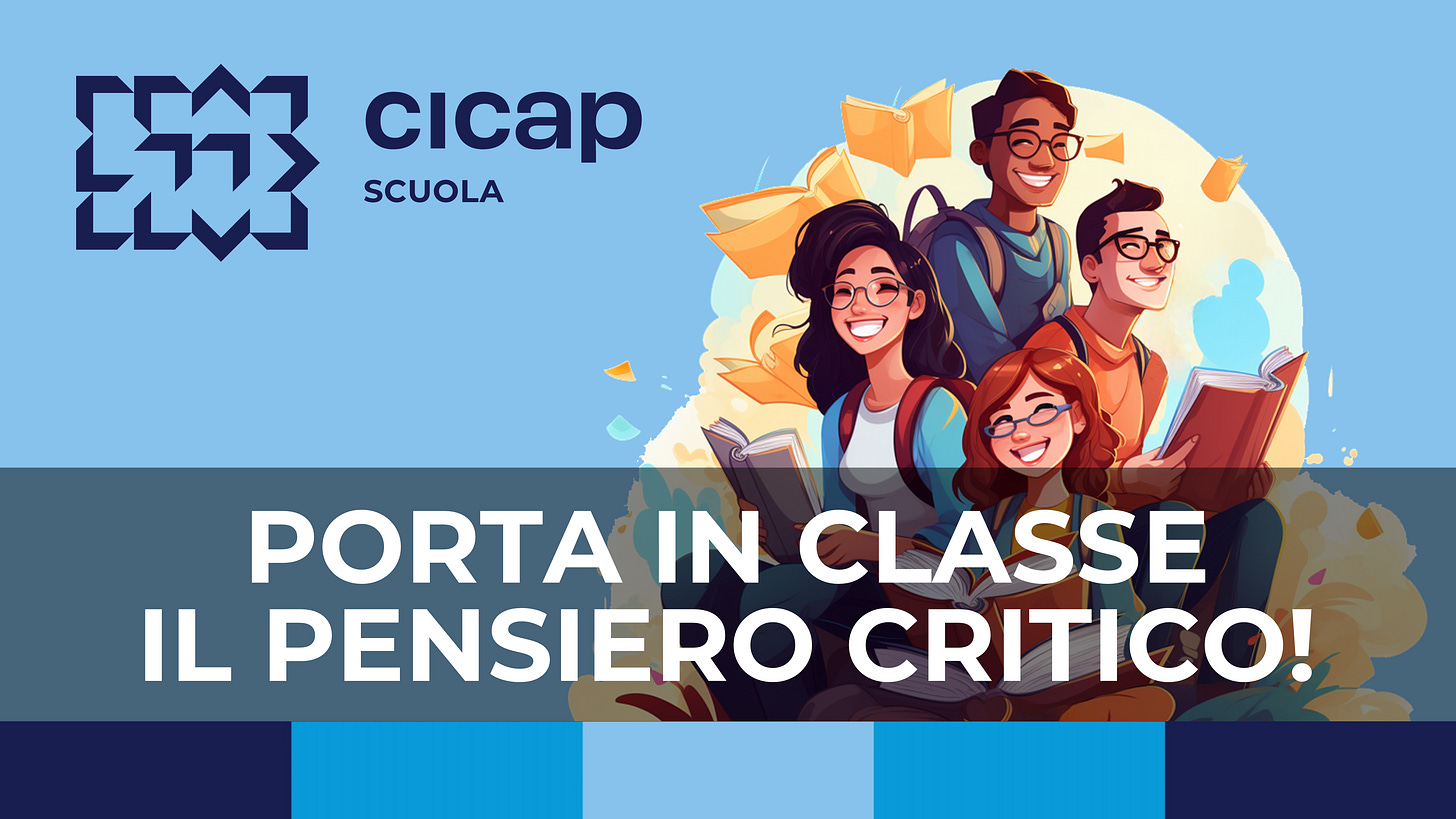 Cicap Scuola - Porta in classe il pensiero critico