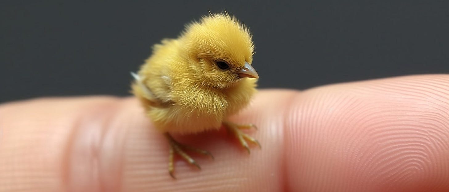iny chick --ar 21:9