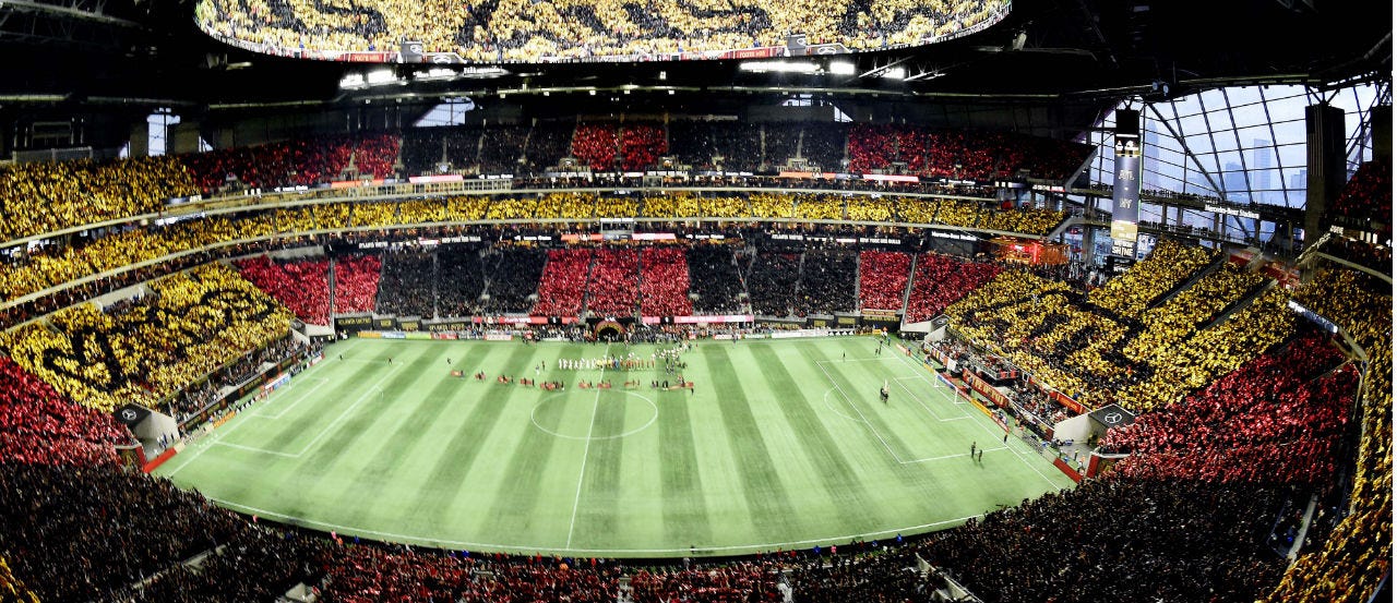 Atlanta United fans' stadium-wide tifo in Eastern Conference Championship |  MLSSoccer.com