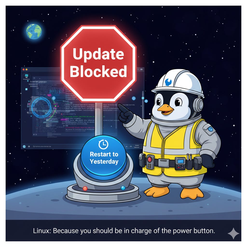 Decide when update in Linux