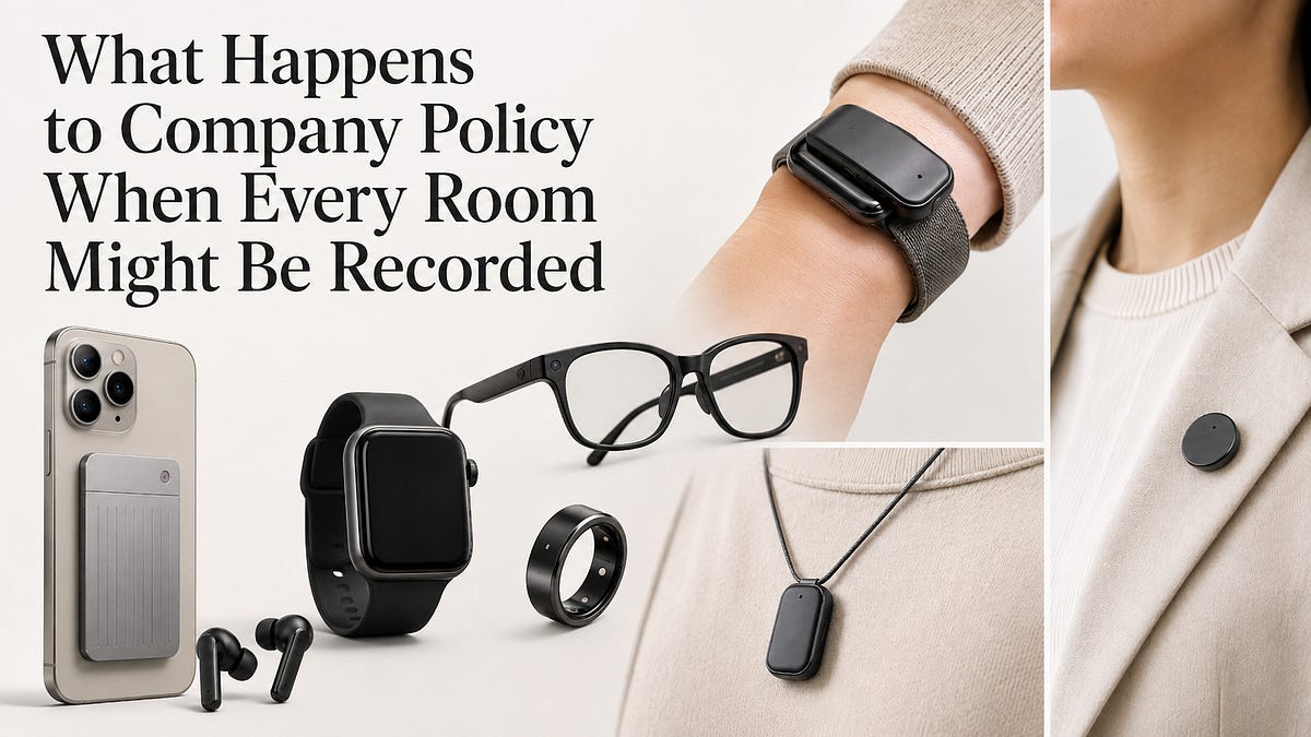 Governing AI in Physical Spaces - What Happens When Everyone has AI Wearables?