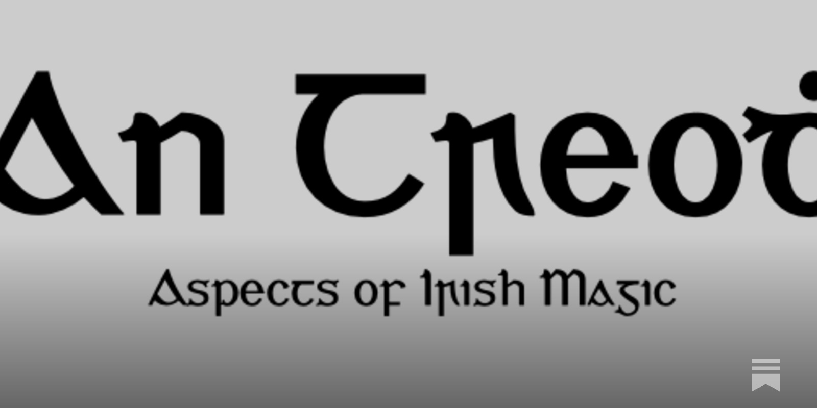 An Treoḋ - Fiaċra Mac Íoṁair, image size:1600x800