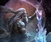 Pluto in Aquarius PRINT - Greek God Full Moon Photo ...
