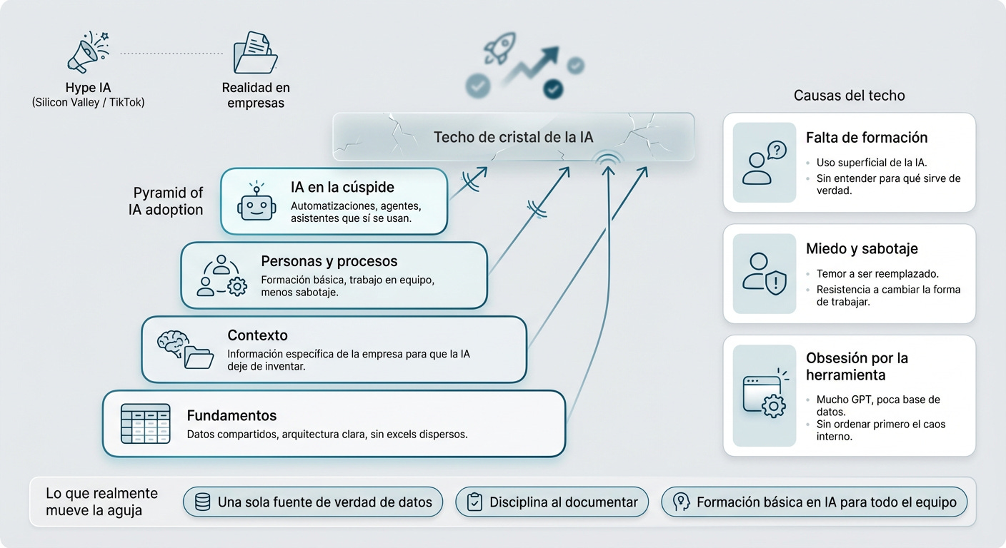 El techo de cristal de la IA - by Daniel Somoza