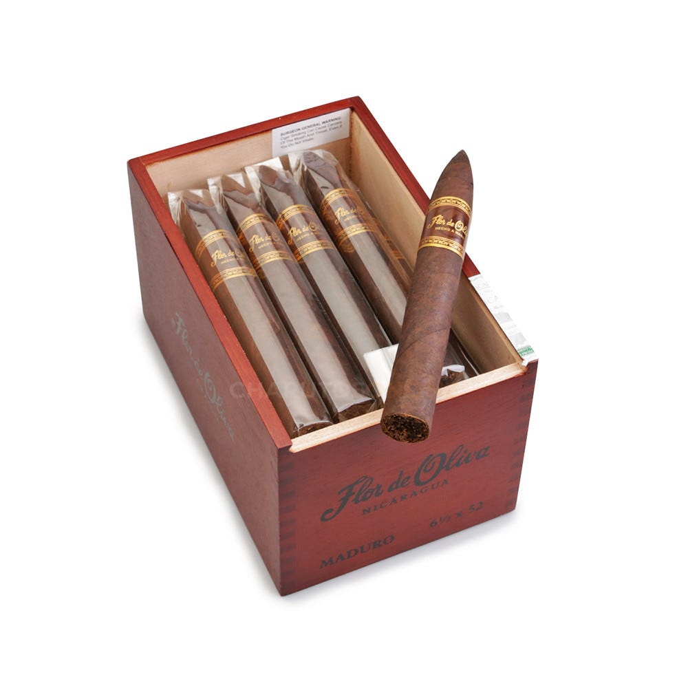 Charuto Flor de Oliva Torpedo Maduro - Caixa com 25