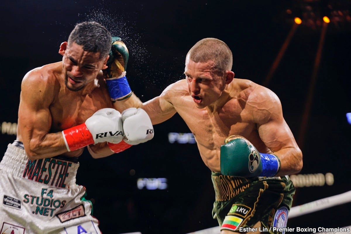 Jaron Ennis vs. Eimantas Stanionis: 147-lb Unification Bout for April 12th