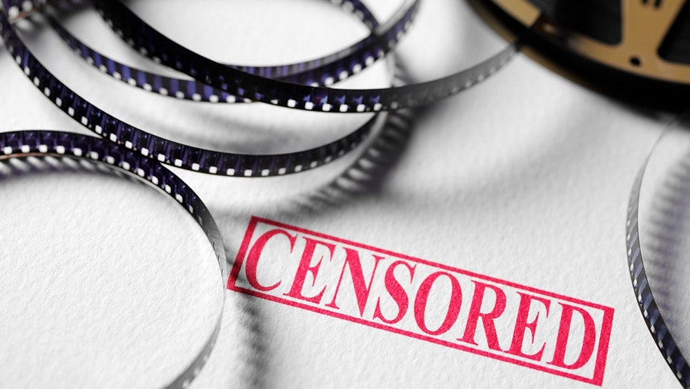 Censored films and media