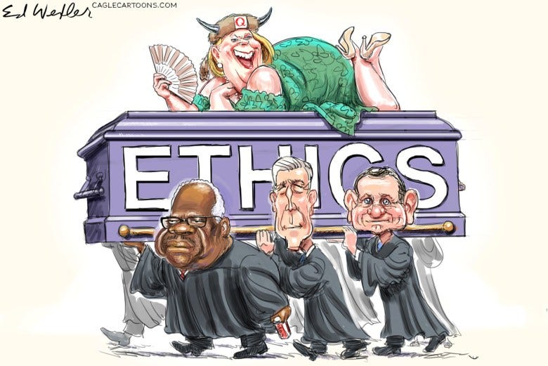 Supreme Court Ethics Casket & Rivers of Blood | CT News Junkie