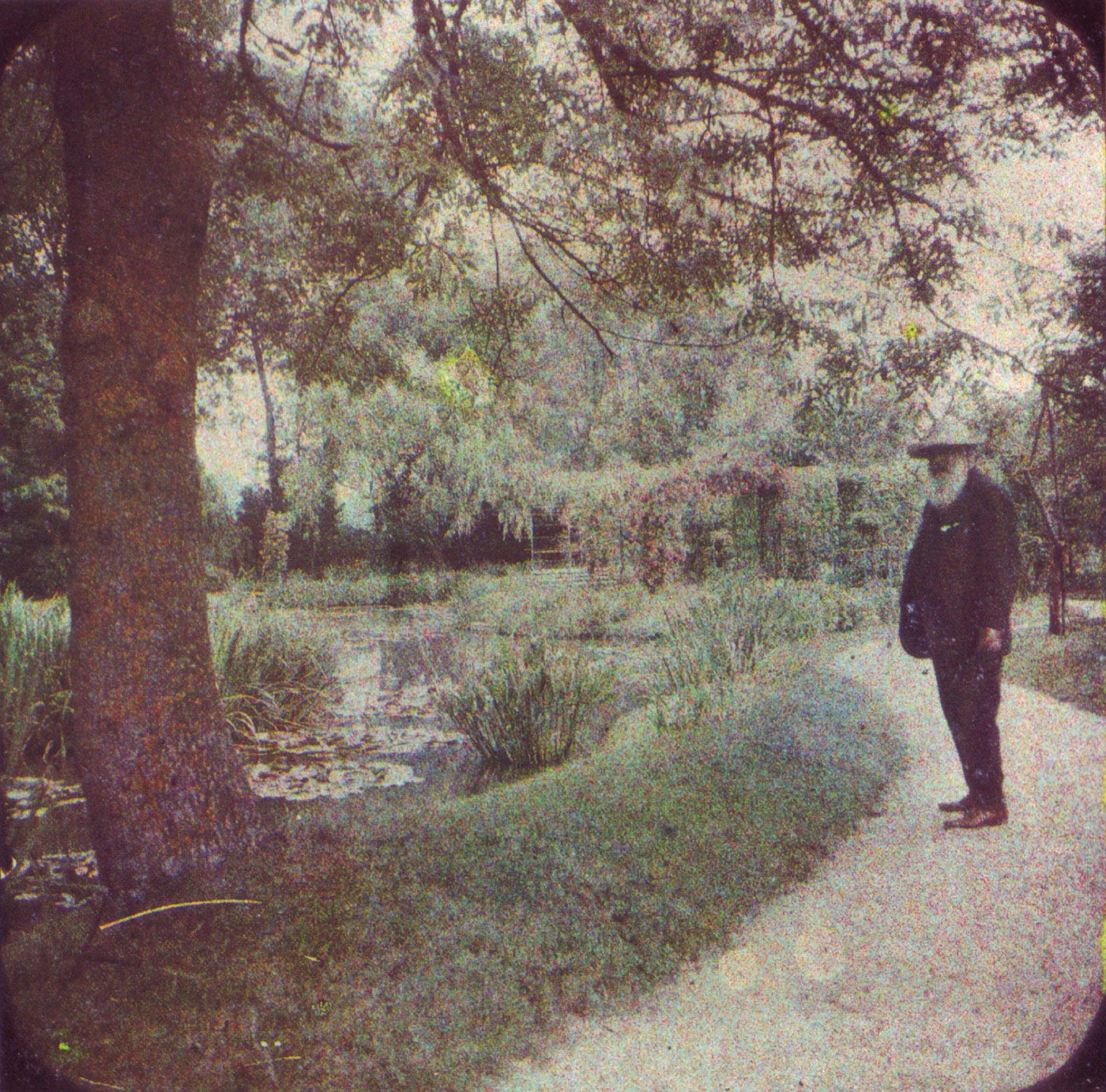 Monet Giverny water garden 1920