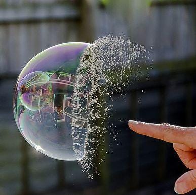 High Quality Burst Bubble Blank Meme Template