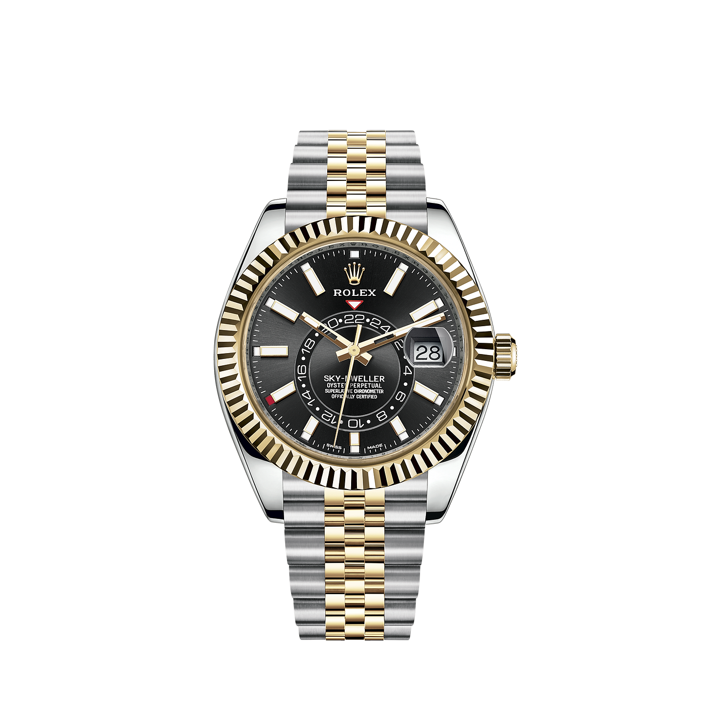 Rolex Sky-Dweller Watch: Yellow Rolesor - combination of Oystersteel and  yellow gold - M326933-0005