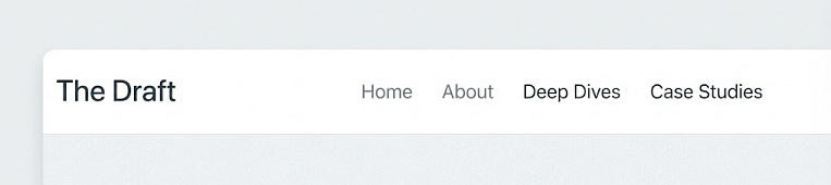 This Substack Tag Strategy  shows how the homepage header changes from a generic menu to easy to follow categories.