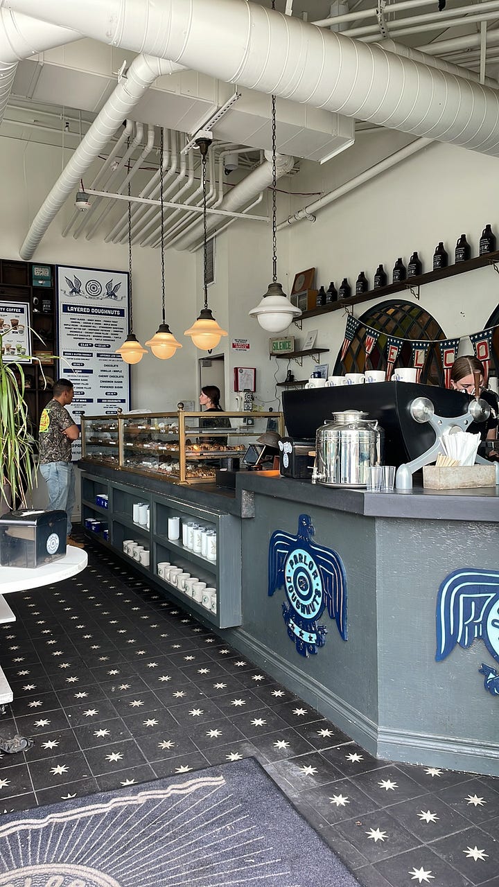 The Parlor Doughnuts after a nice morning run