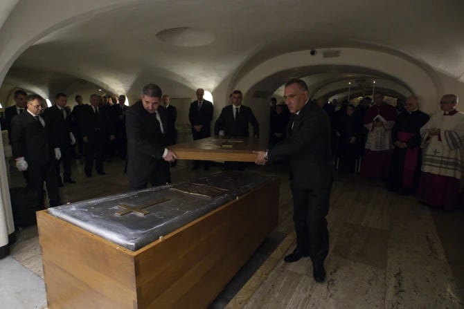 Pope Benedict XVI's tomb in the Vatican - Dr. Marcus Peter