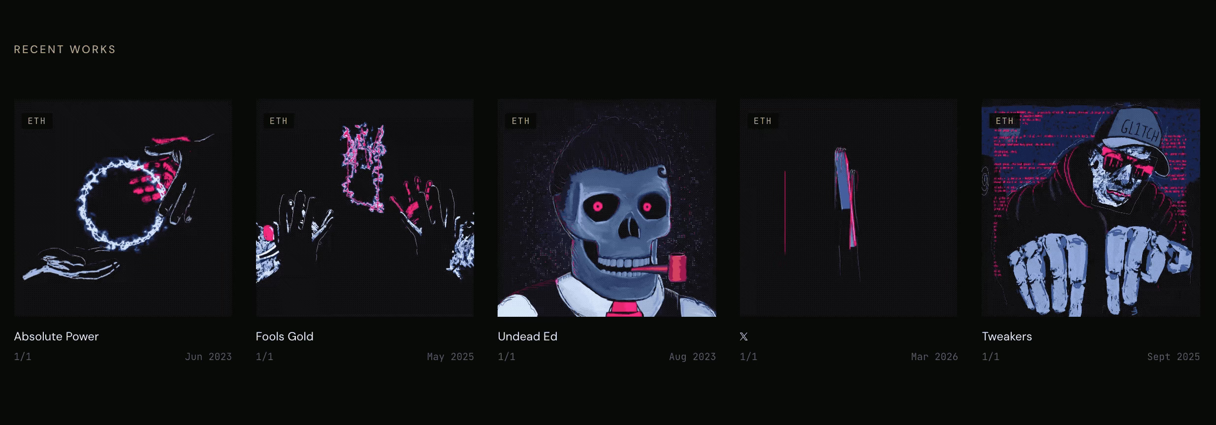 Stranger Solemn recent works