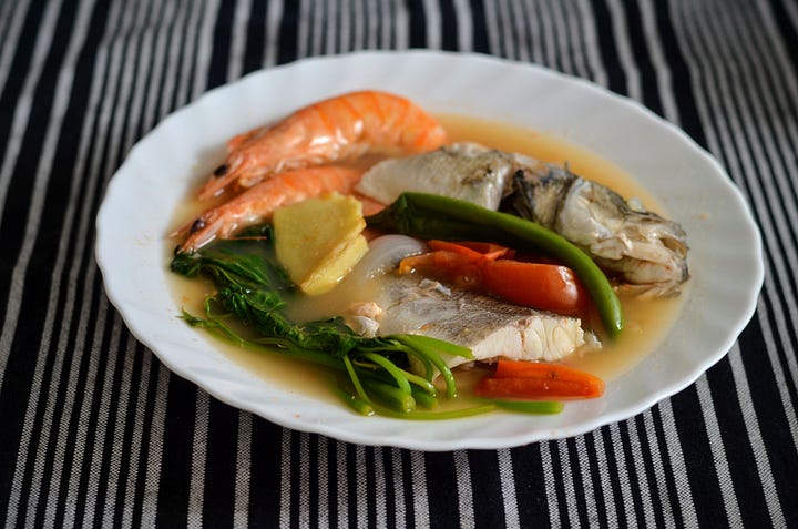 Different Fish Sinigang Dishes