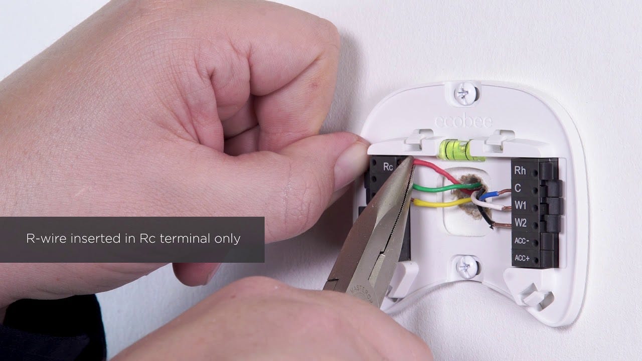 ecobee | How to install ecobee SmartThermostat Pro with voice control with  forced air systems