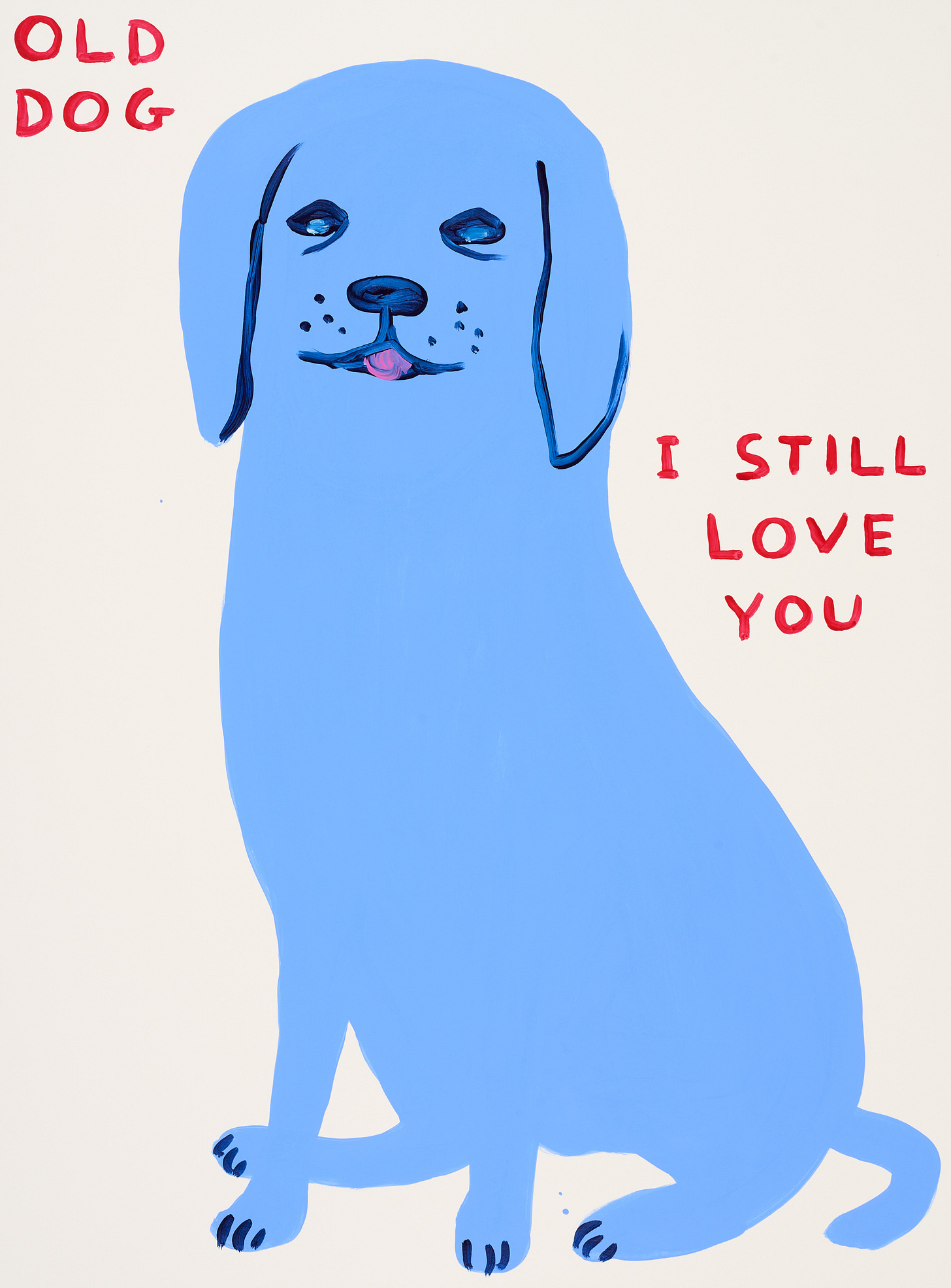 Untitled 'Old Dog' - David Shrigley