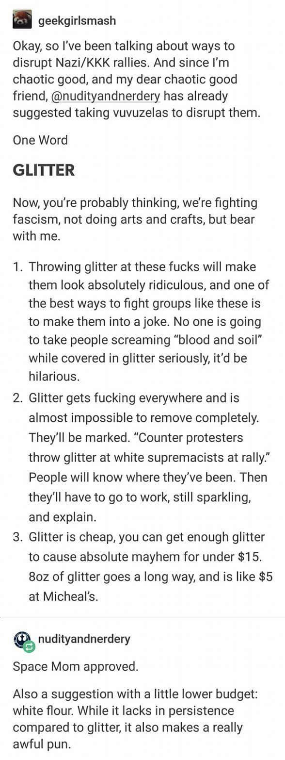 Nazi Glitter Nazi Glitter