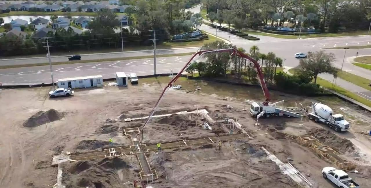 Construction Advances on New Manatee ER at Harrison Ranch