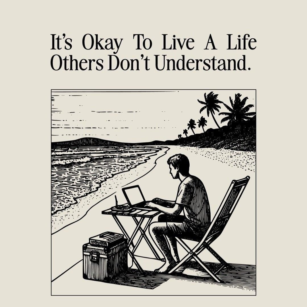 Artist unknown, via Pinterest (6,445 saves). Lowkey rich in one frame.