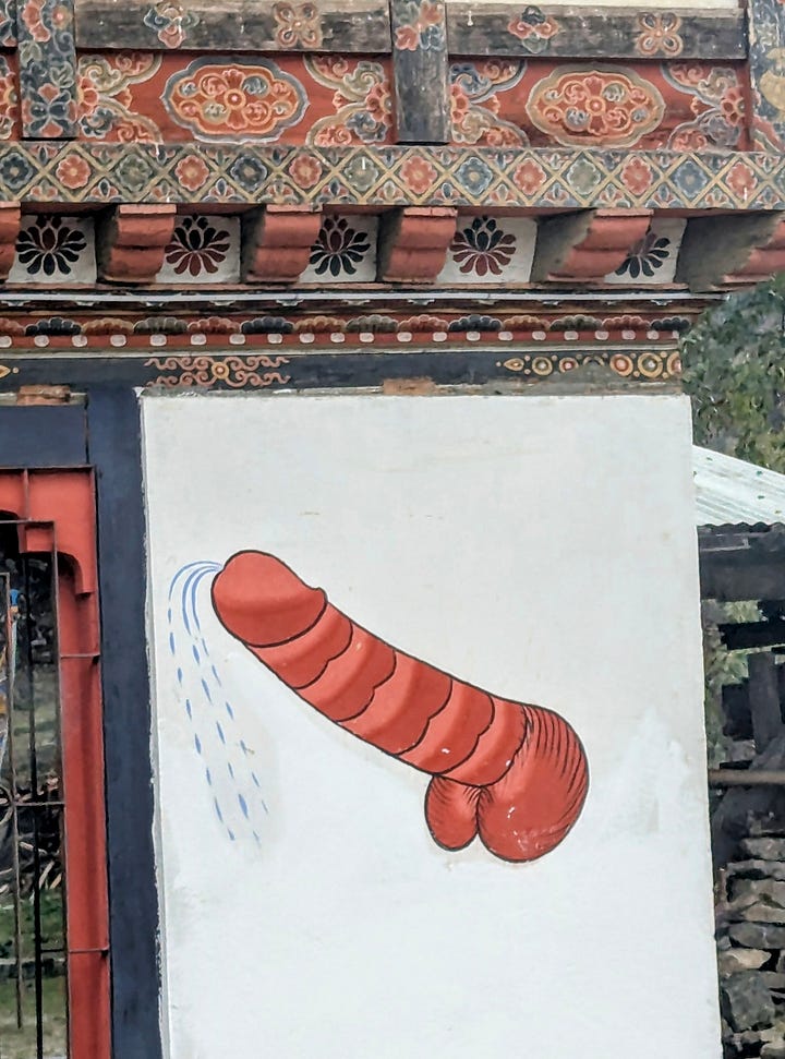 Bhutan phallus