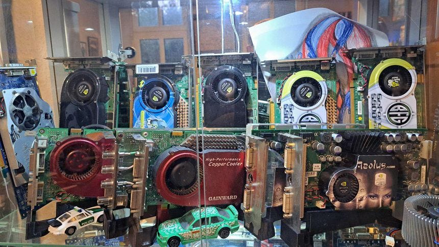 Pictures of retro Graphics cards