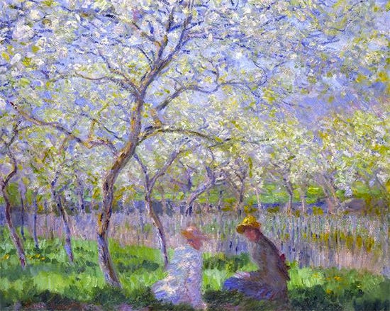 Le Printemps, 1886, Claude Monet Le Printemps, 1886, Claude Monet
