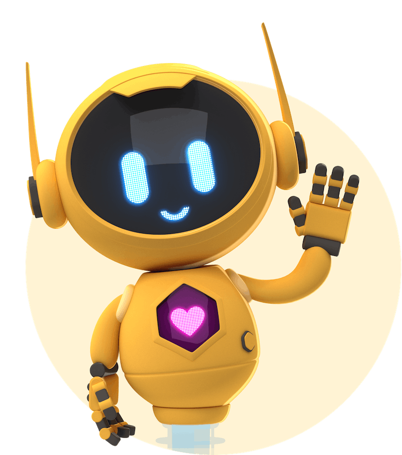 waving-heart-robot