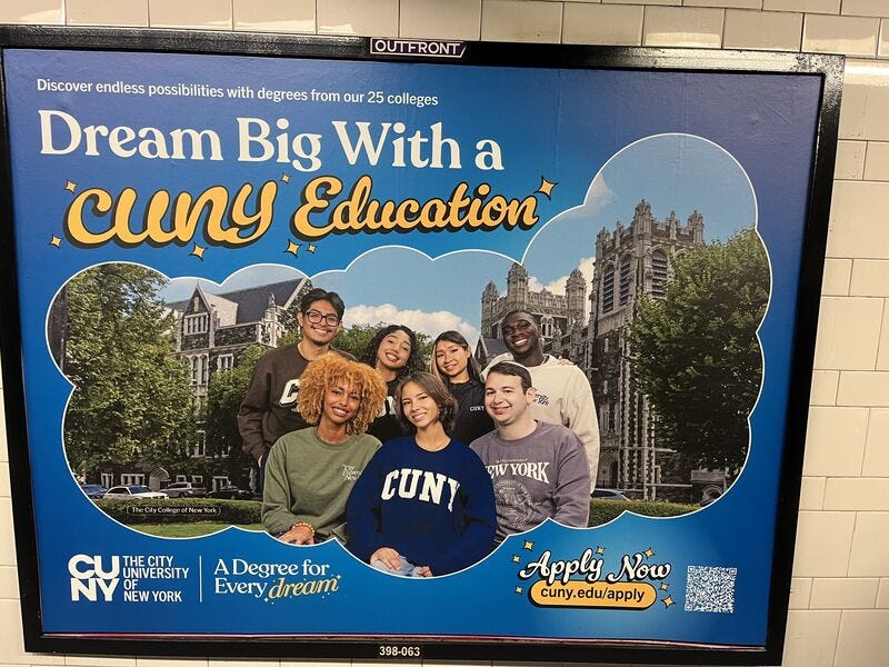 Saw this poster at 77th Street Subway Station today. I'm sure that the… |  Dave Farrar