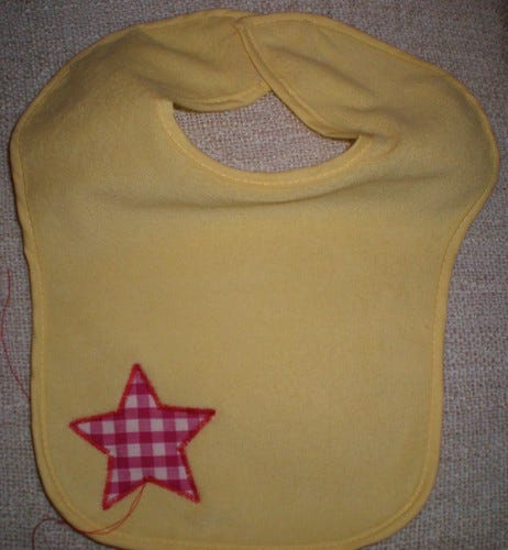 Baby Bib with Star Baby Bib with Star