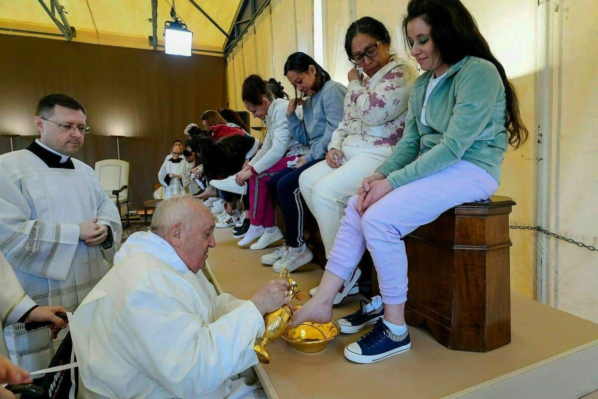 Pope Francis, Maundy Thursday 2024 Pope Francis, Maundy Thursday 2024