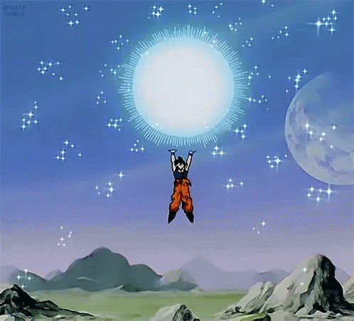 Goku Spirit Bomb GIFs | Tenor