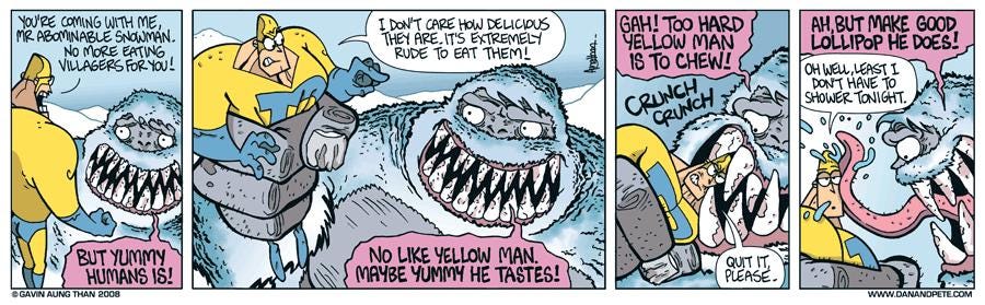 Cartoon: Dan and Pete (large) by Gavin Aung Than tagged comic,strip,cartoon,humour,superhero Cartoon: Dan and Pete (large) by Gavin Aung Than tagged comic,strip,cartoon,humour,superhero