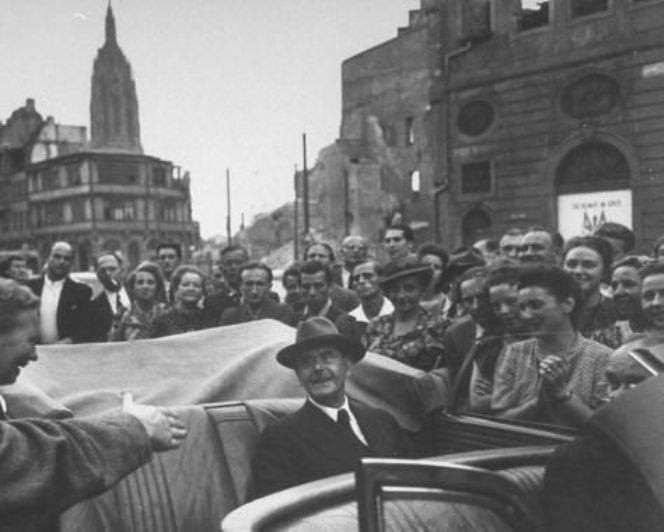 Thomas Mann visiting in Frankfurt, 1949 – ბურუსი – BURUSI